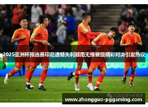 2025亚洲杯预选赛印尼遗憾失利越南无缘晋级精彩对决引发热议